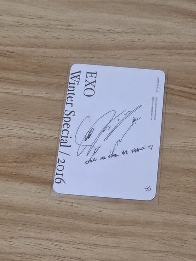 世勳 EXO For Life 專輯卡 中文版 & 韓文版