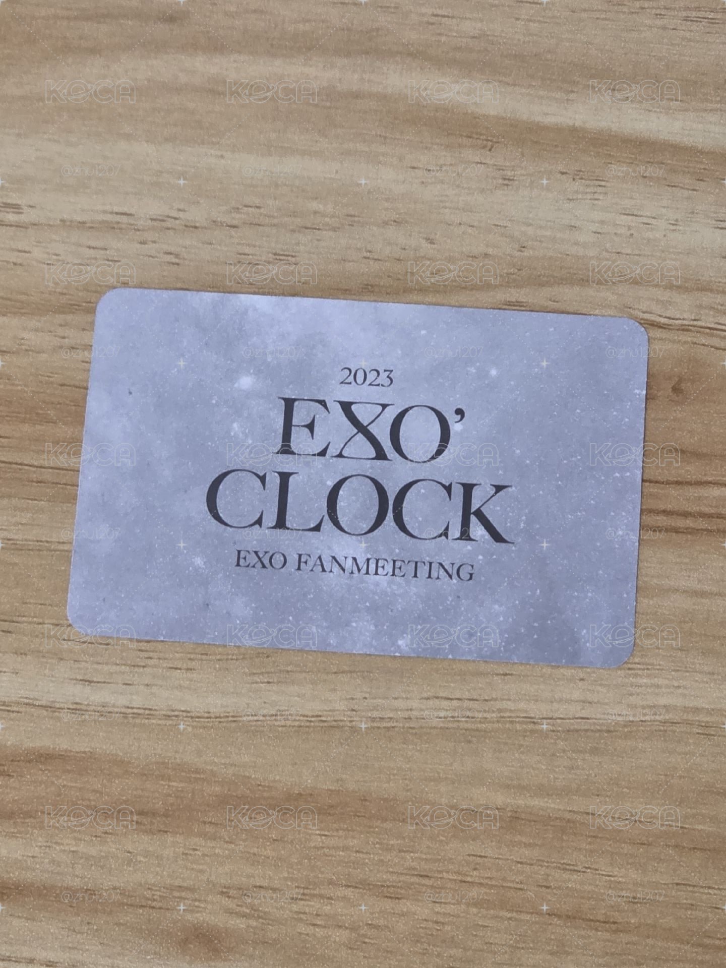 鍾大 EXO XOXO、Growl、Overdose專輯卡 & EXO 2023 FM 隨機卡