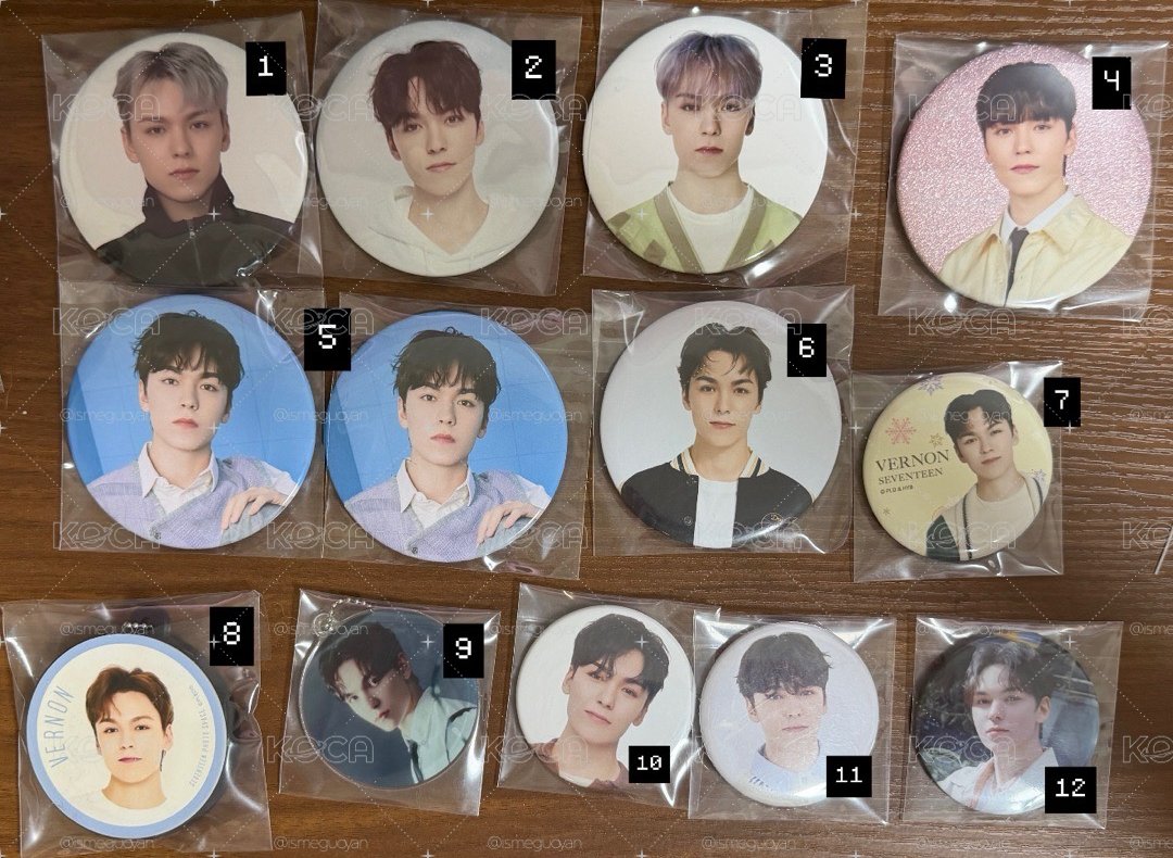 seventeen 率 Vernon 吊飾徽章小物區