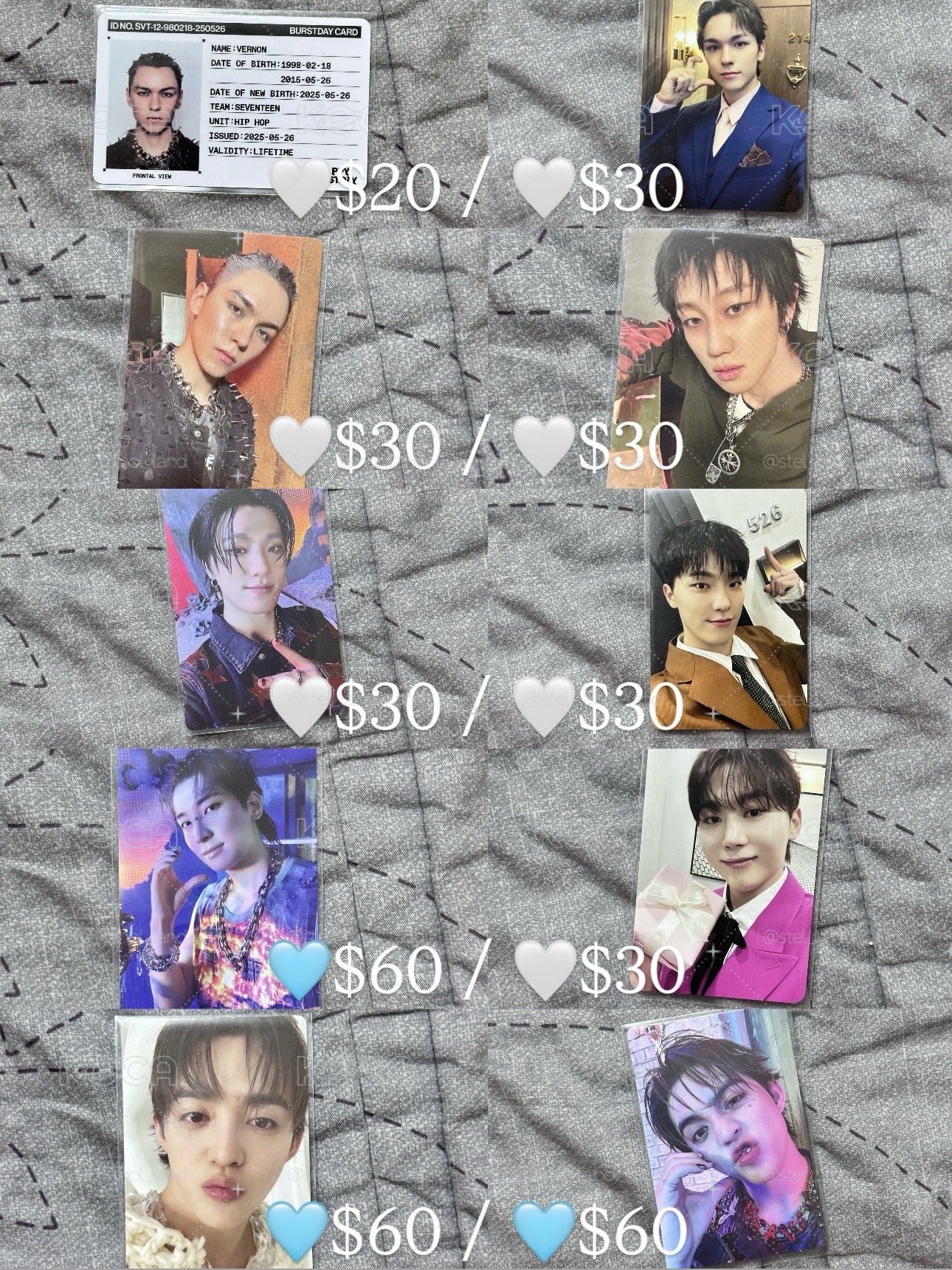 Seventeen專卡 便宜賣(^з^)-☆