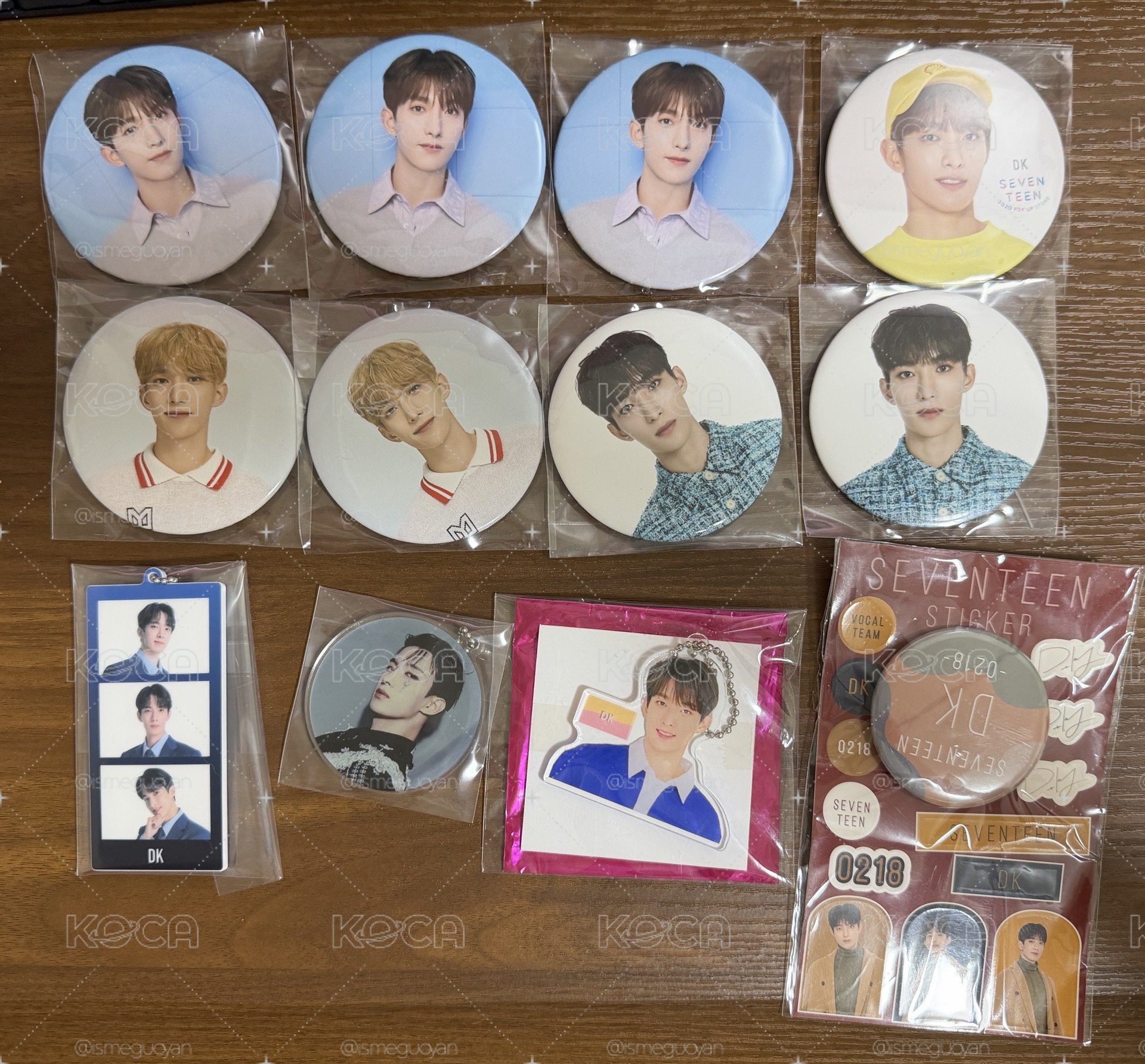 seventeen Dk 碩 徽章、吊飾系列