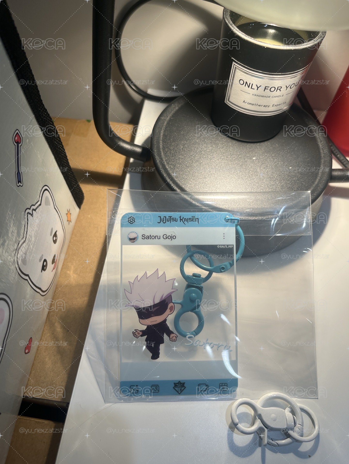 五條透明吊飾