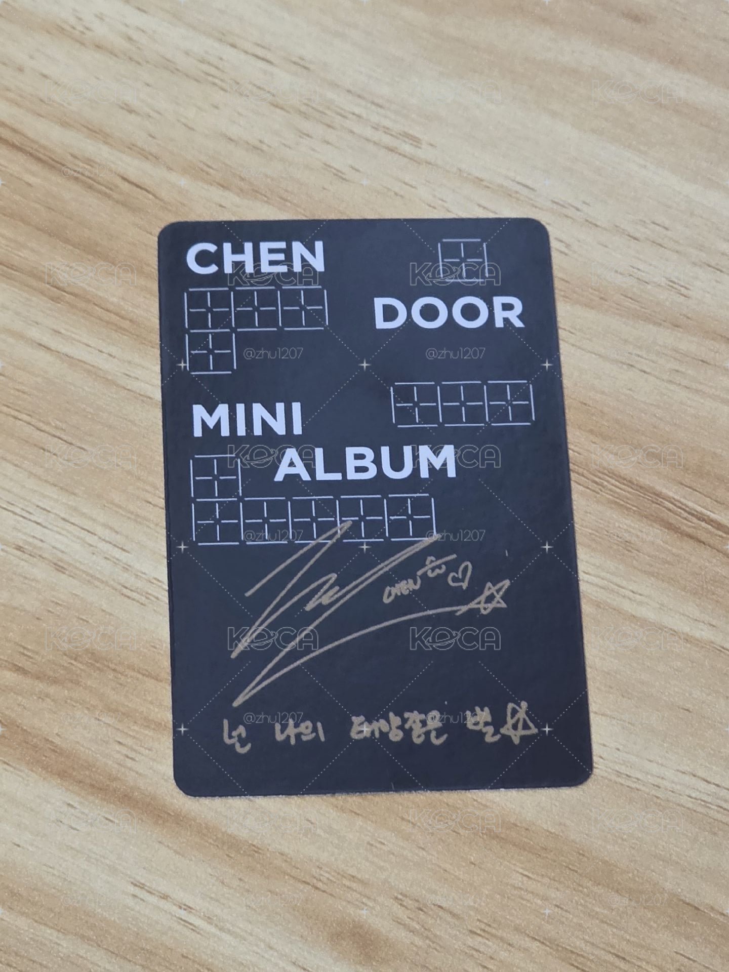 鍾大 solo Door 專輯卡