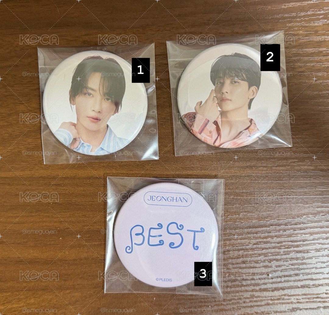 seventeen 淨漢 周邊徽章系列