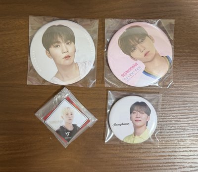 seventeen 寛 Boo 吊飾徽章系列