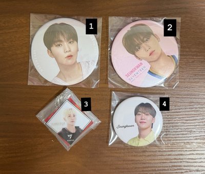 seventeen 寛 Boo 吊飾徽章系列