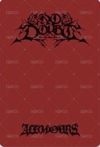 NO DOUBT KISS ENT 特典會2.0 簽售卡  背面