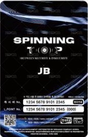KEEP SPINNING 交通卡  背面
