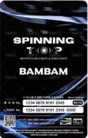 KEEP SPINNING 交通卡  背面