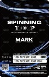 KEEP SPINNING 交通卡  背面