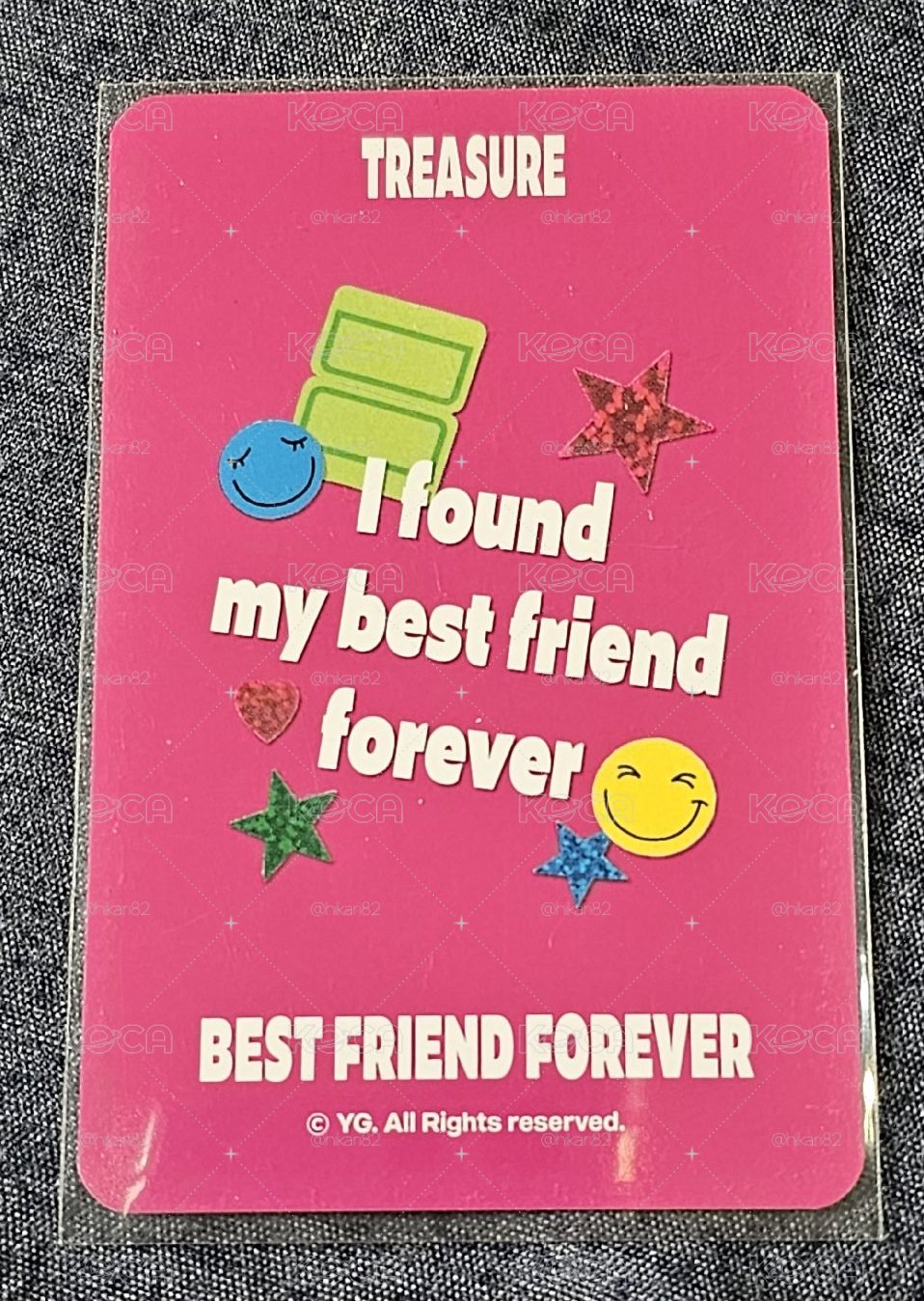 TREASURE BEST FRIEND FOREVER PARK JEONGWOO 🐺