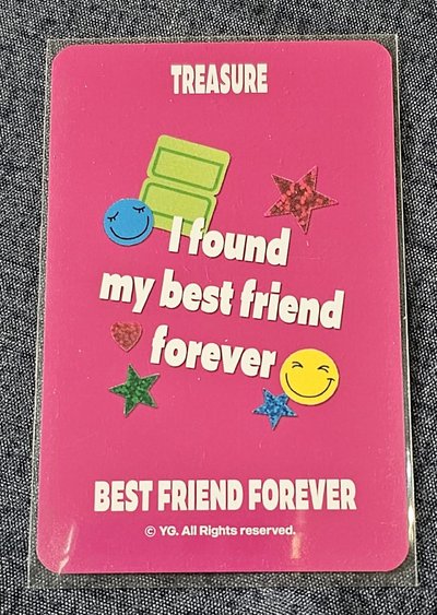 TREASURE BEST FRIEND FOREVER PARK JEONGWOO 🐺
