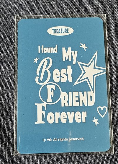 TREASURE BEST FRIEND FOREVER PARK JEONGWOO 🐺