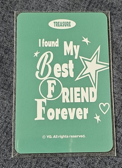 TREASURE BEST FRIEND FOREVER PARK JEONGWOO 🐺