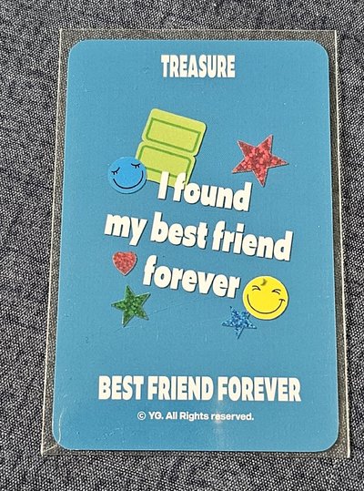 TREASURE BEST FRIEND FOREVER PARK JEONGWOO 🐺