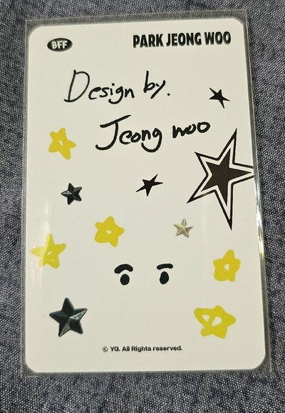 TREASURE BEST FRIEND FOREVER PARK JEONGWOO 🐺