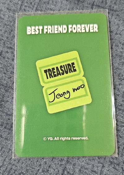 TREASURE BEST FRIEND FOREVER PARK JEONGWOO 🐺
