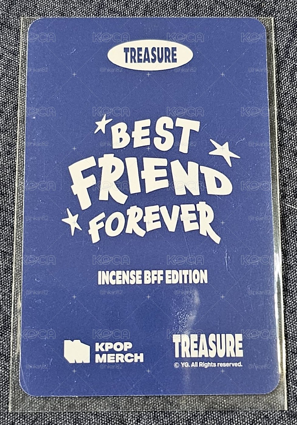 TREASURE BEST FRIEND FOREVER PARK JEONGWOO 🐺