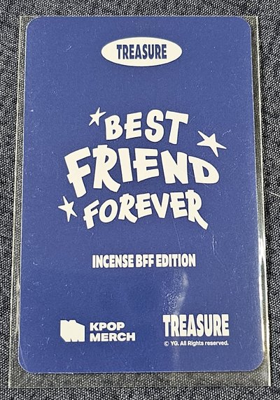 TREASURE BEST FRIEND FOREVER PARK JEONGWOO 🐺