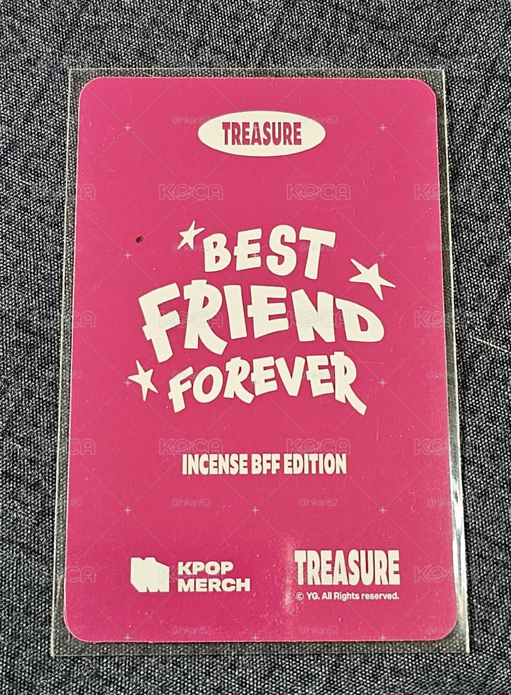 TREASURE BEST FRIEND FOREVER PARK JEONGWOO 🐺