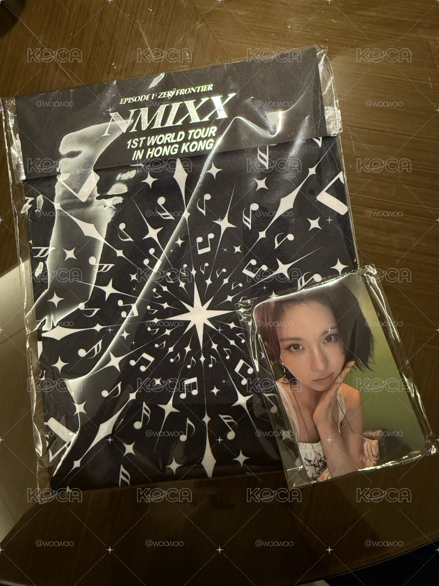 NMIXX香港入場禮 入場卡➕方巾 無VIP吊牌