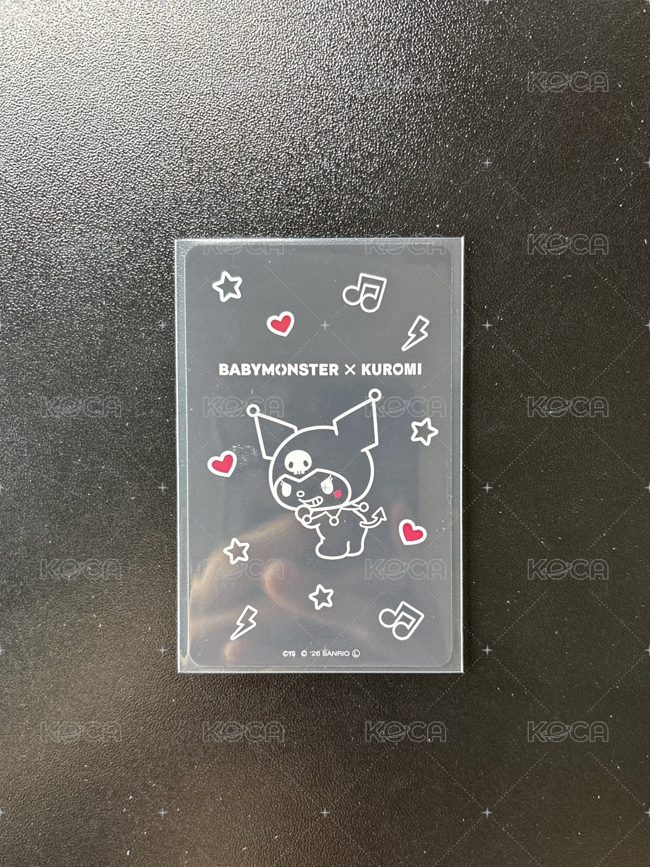 BABYMONSTER X Kuromi 酷洛米 隨機卡 