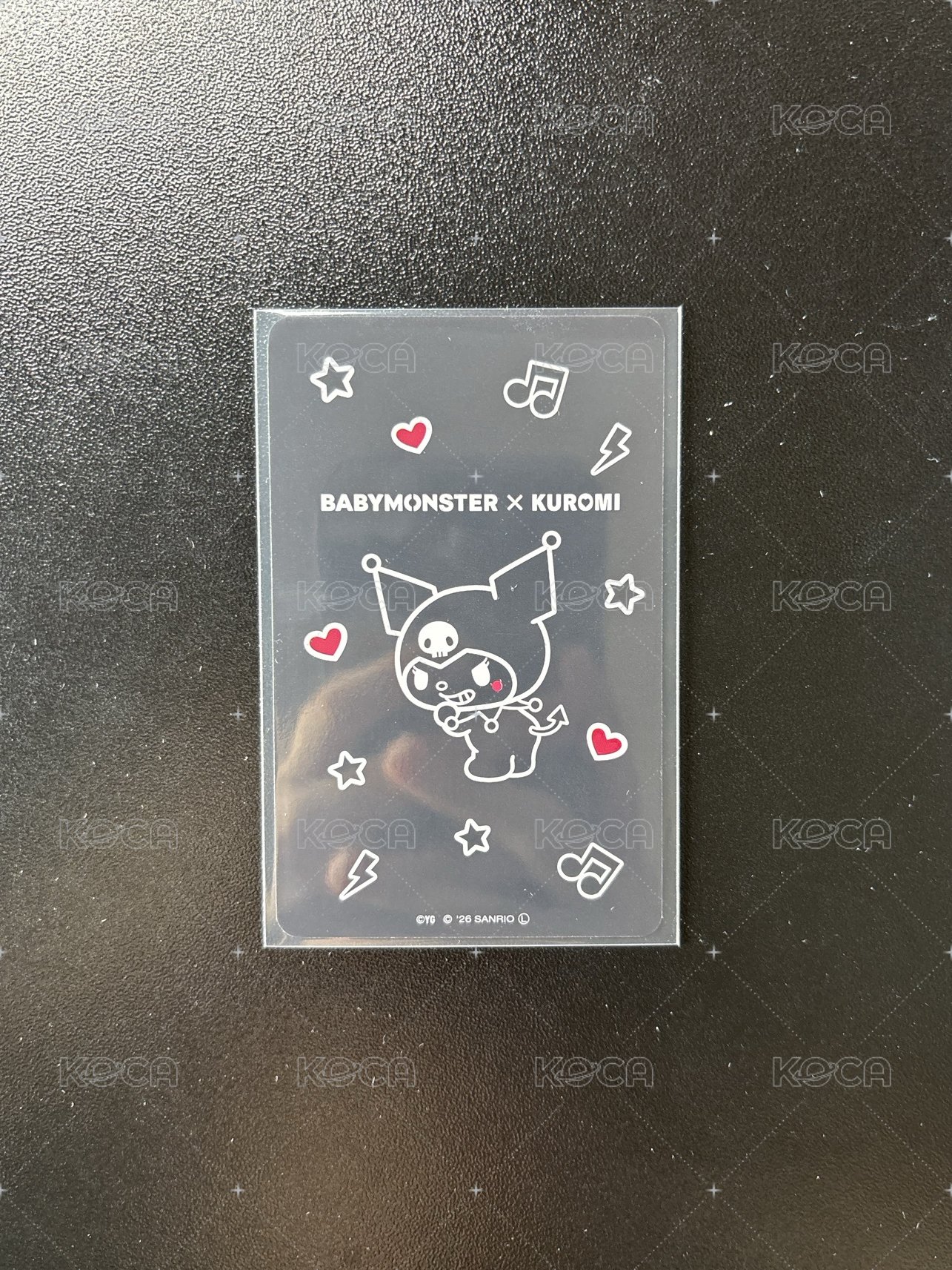 BABYMONSTER X Kuromi  酷洛米 隨機卡 