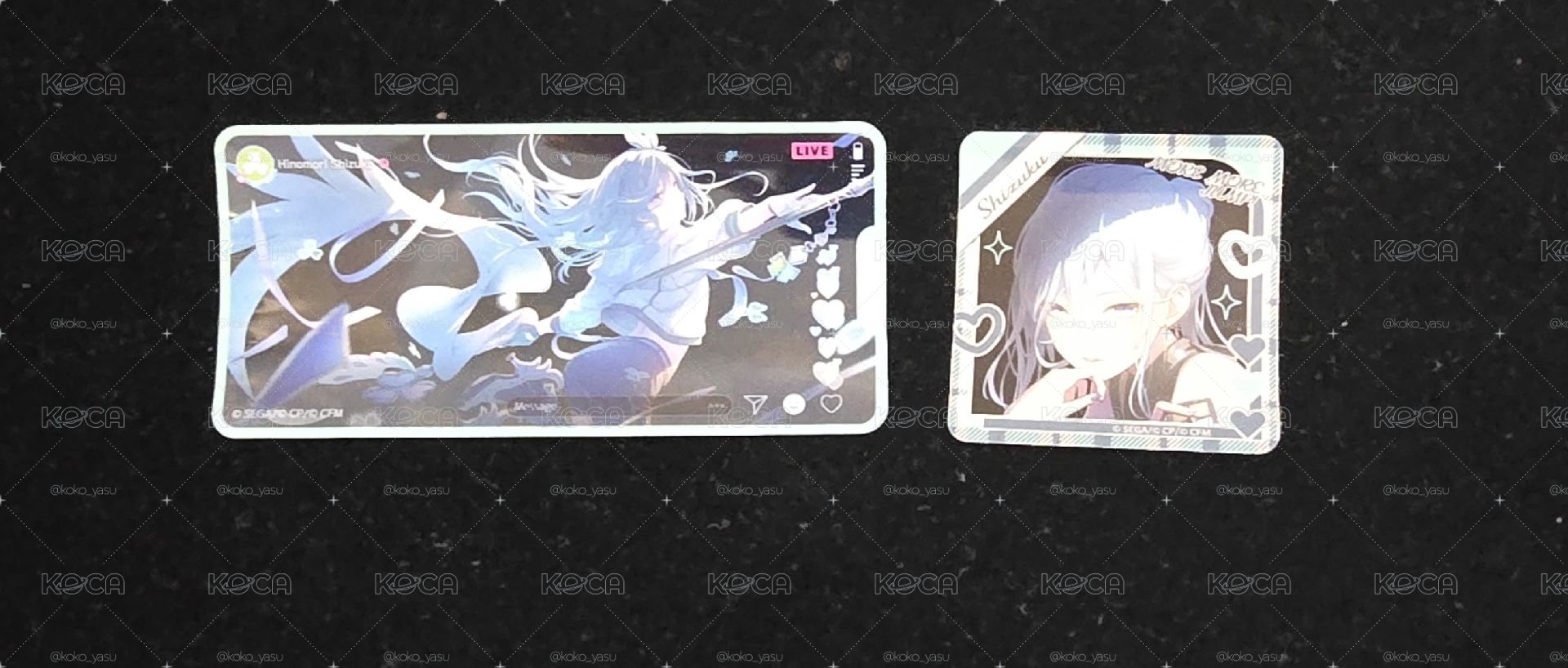 日野森雫 貼紙 一組