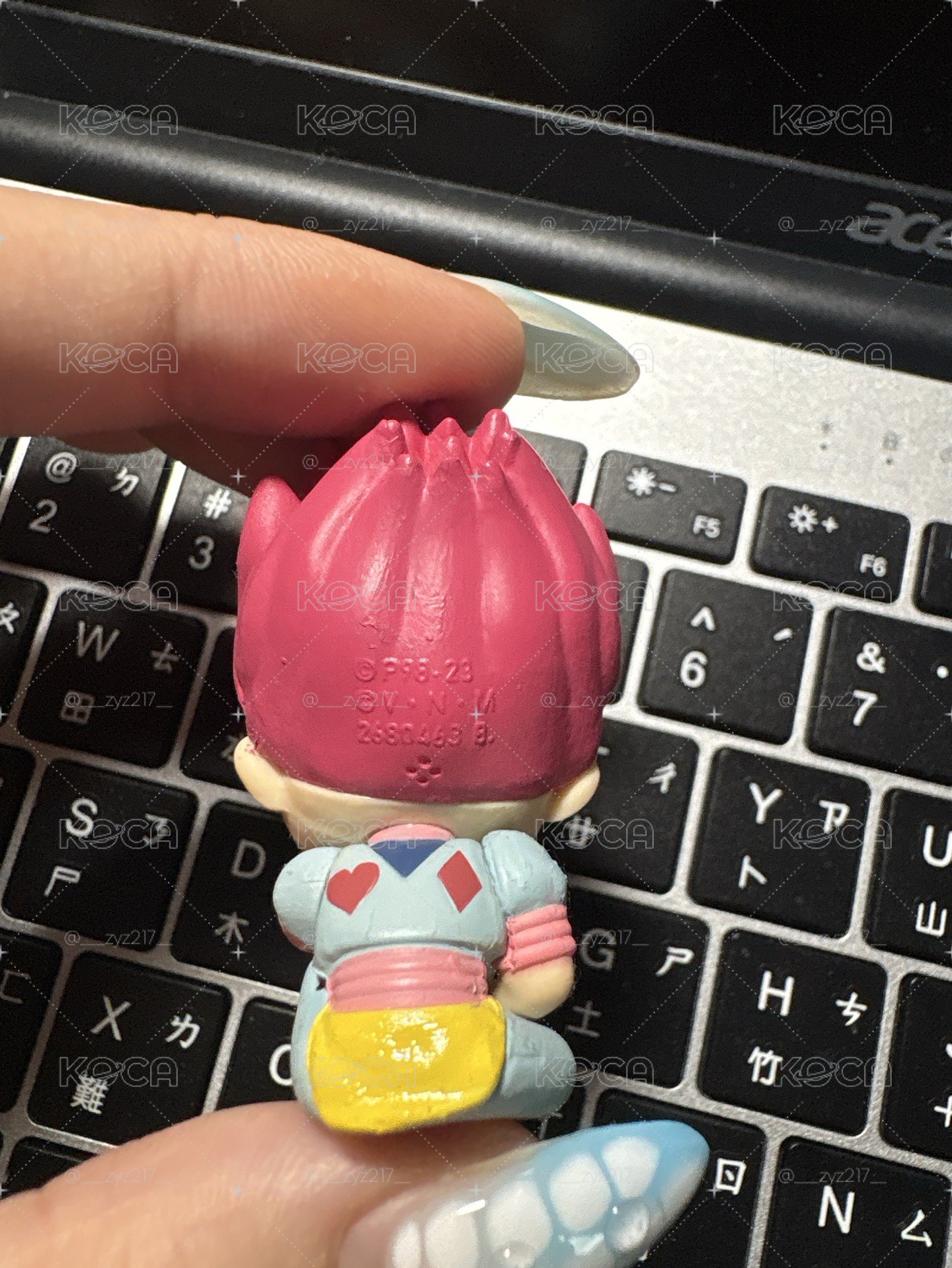 現貨二手 BANDAI 獵人HUNTER×HUNTER坐姿公仔P2 扭蛋 西索 