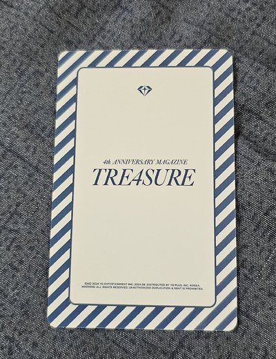 TREASURE 4th ANNIVERSARY MAGAZINE DOYOUNG 🐰
