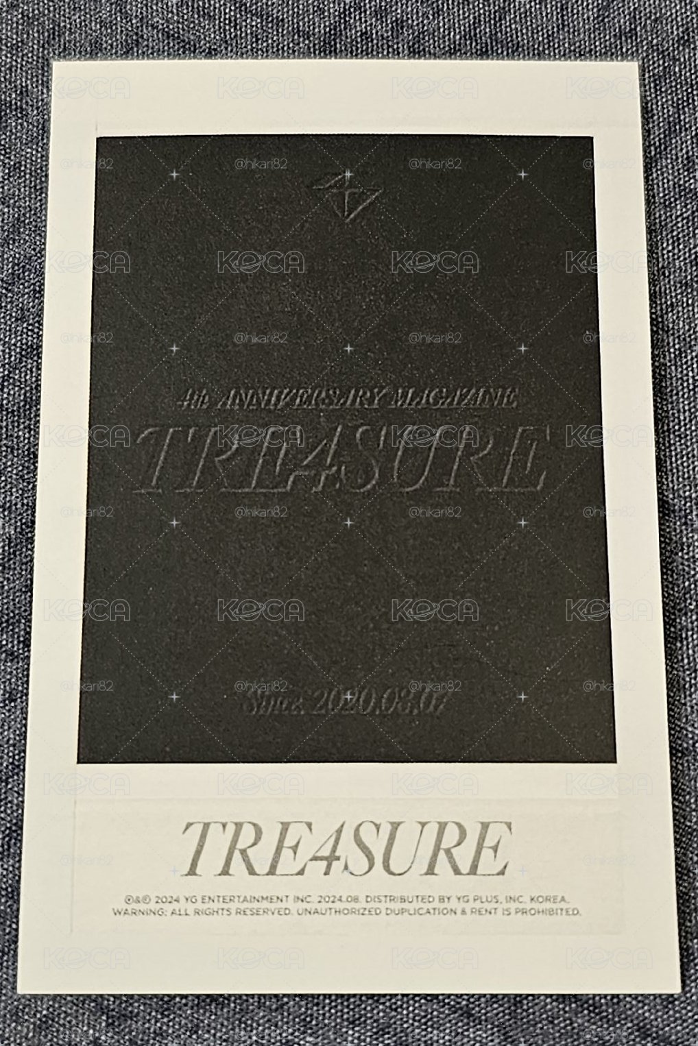 TREASURE 4th ANNIVERSARY MAGAZINE DOYOUNG 🐰