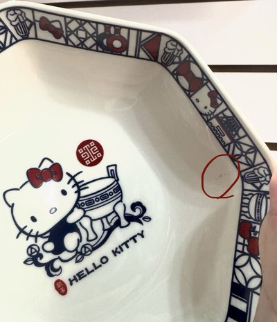 故宮 x Hello kitty 聯名八角盤