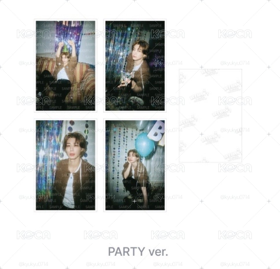 李涵 2025 生日明信片組 PARTY ver.