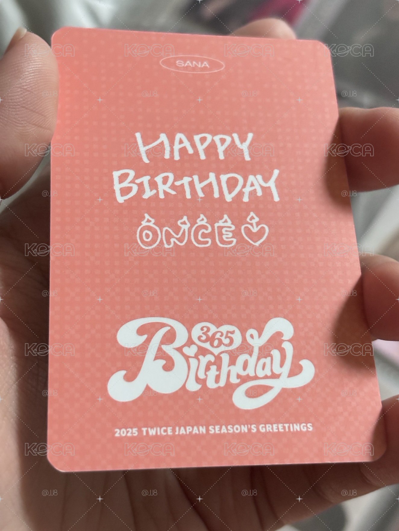 Sana超美年曆卡