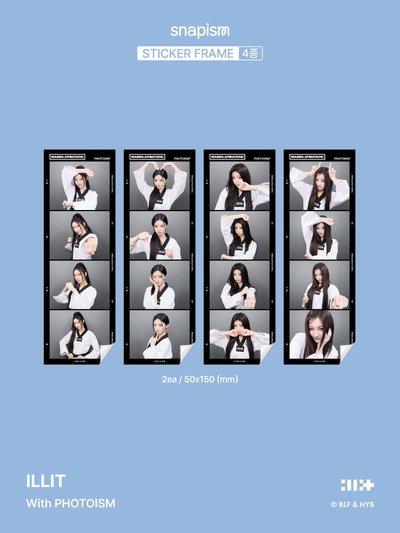 PHOTOISM X ILLIT 人生四格空拍代印 📸