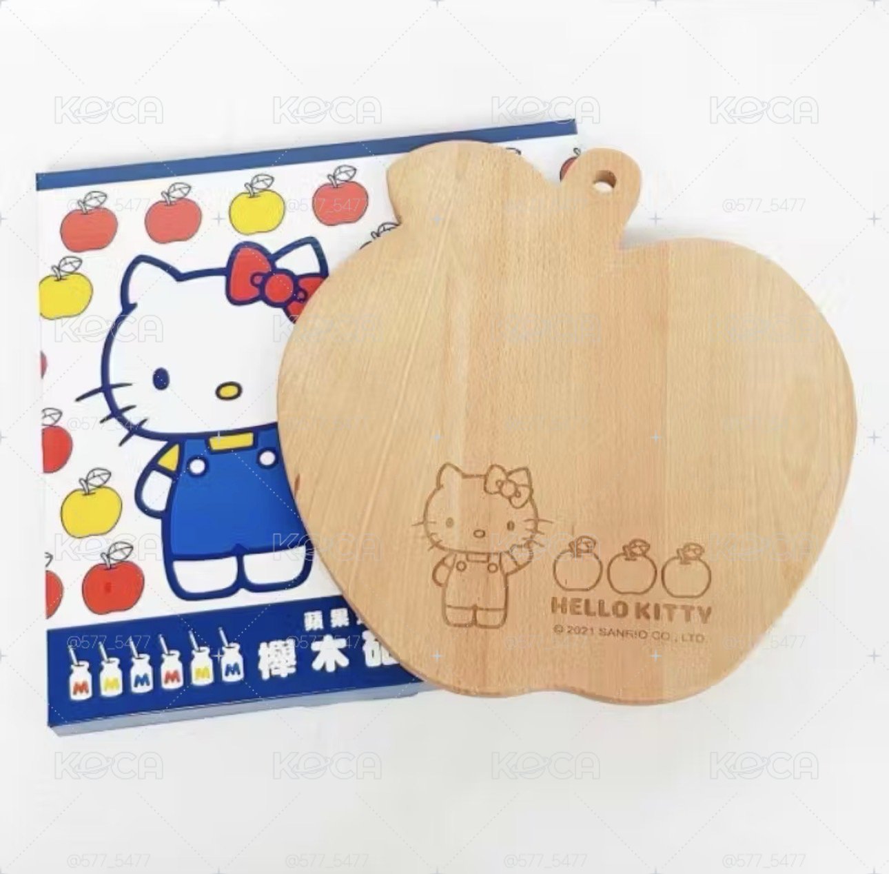 （全新）Hello kitty 木櫸砧板