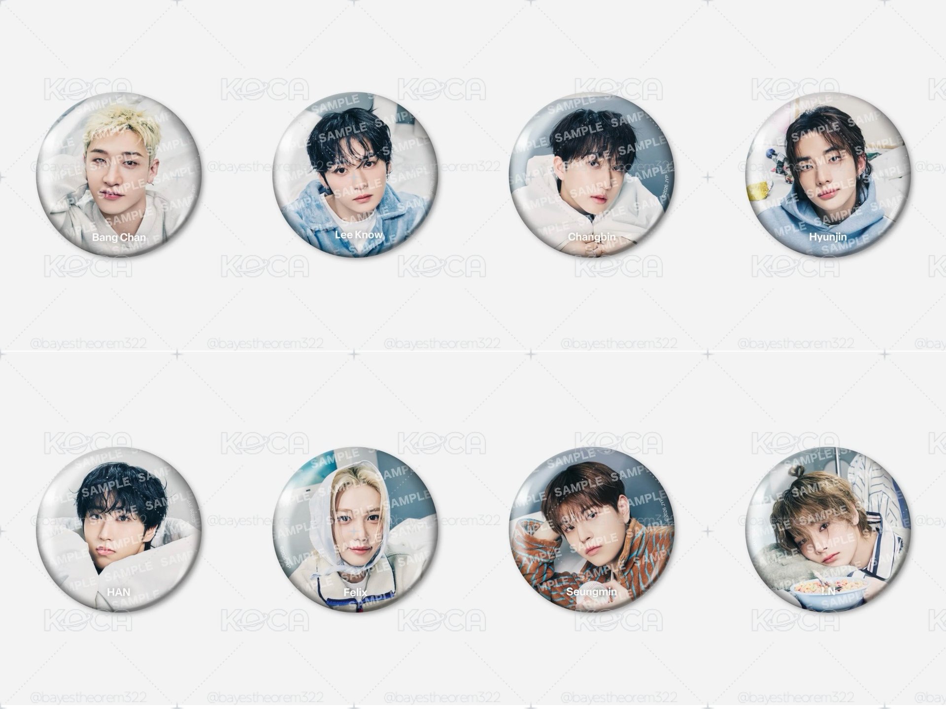 Stray Kids 4th 世巡 徽章 日本場周