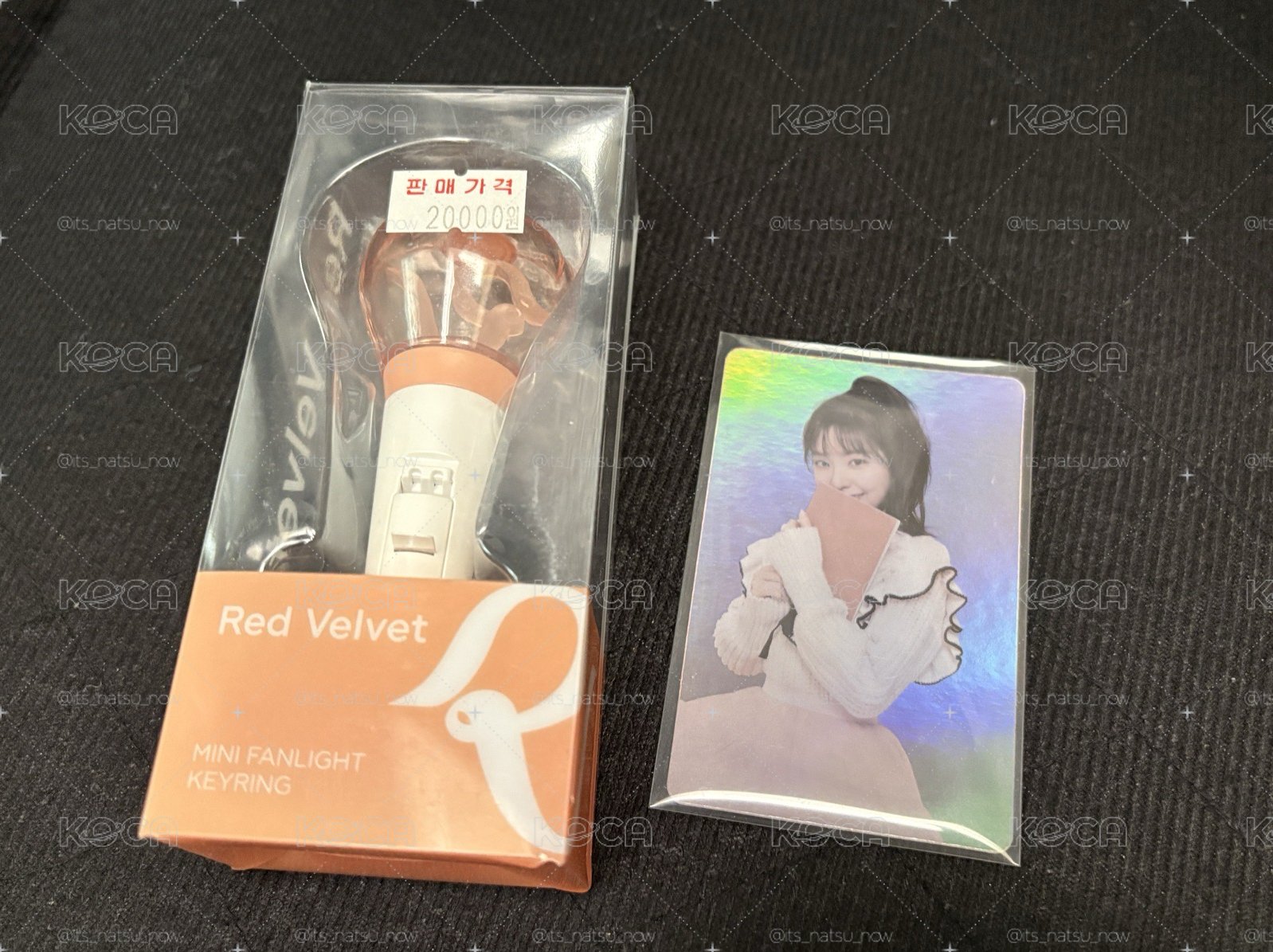 紅貝貝 Red Velvet 小手燈 Irene 閃卡