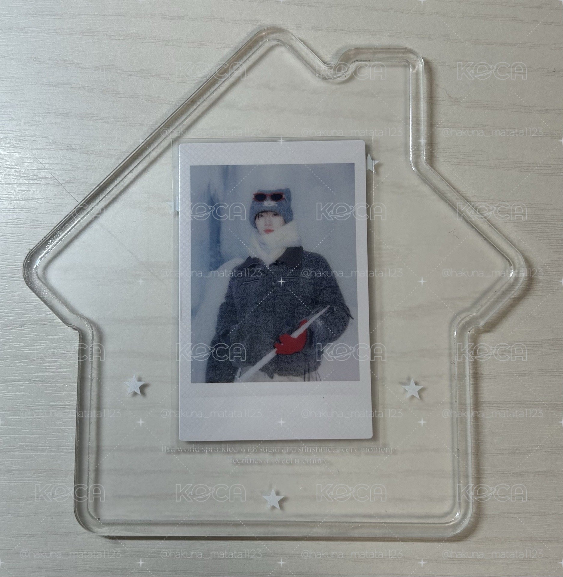 丁程鑫 藍冰季單人拍立得