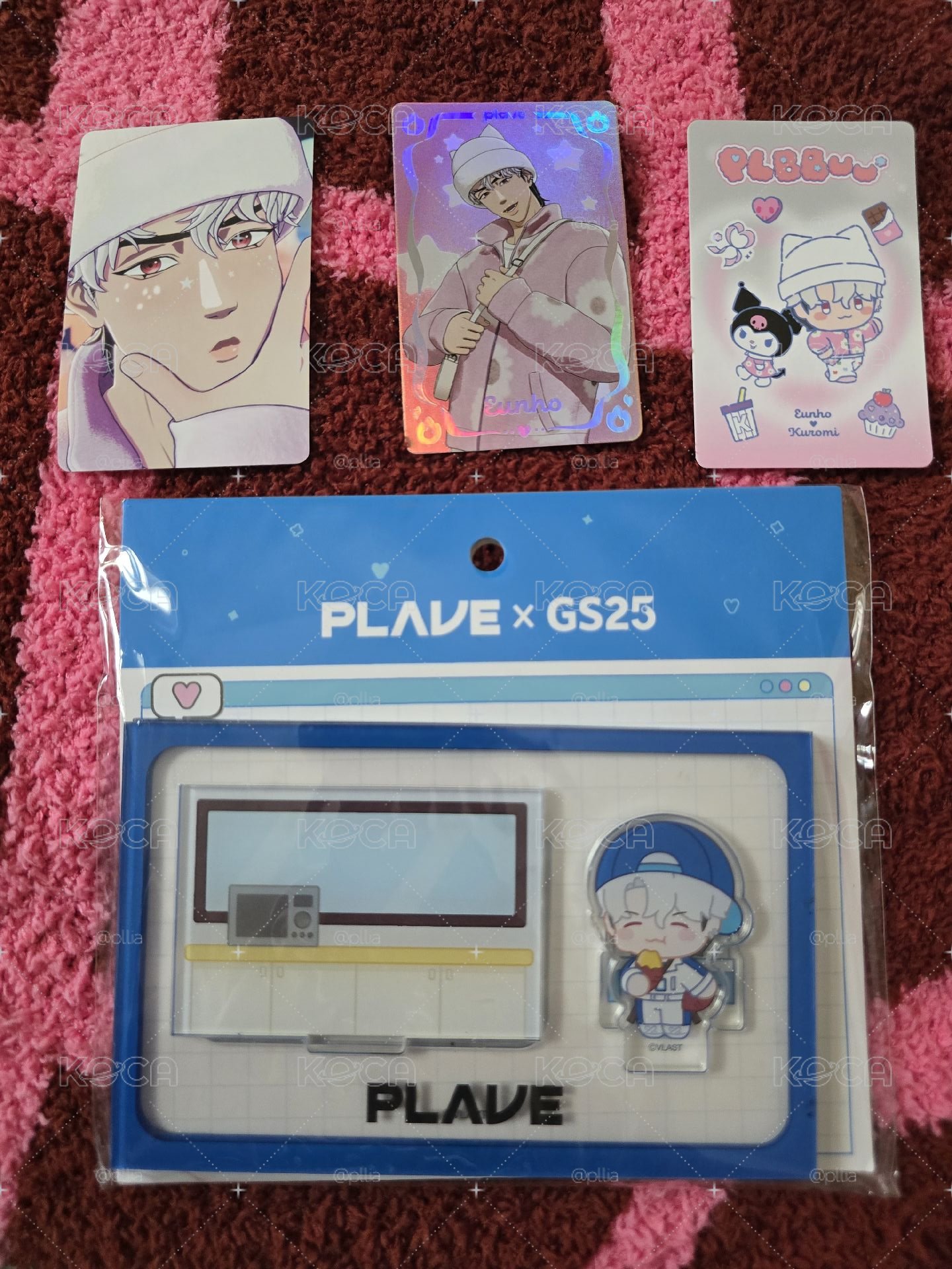 PLAVE X GS25 Q版場景立牌 銀虎SET