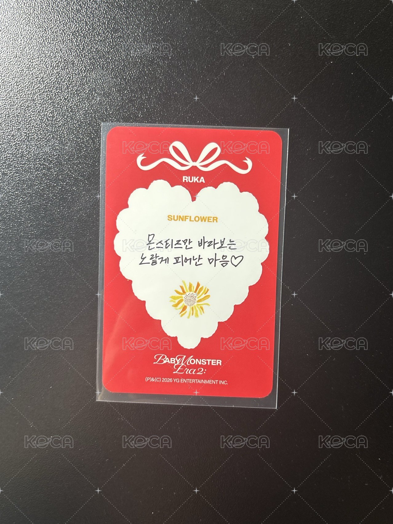 二週年回憶紀念寫真 專輯卡 手寫自拍卡