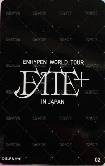FATE+ 日巡  隨機卡 02 背面