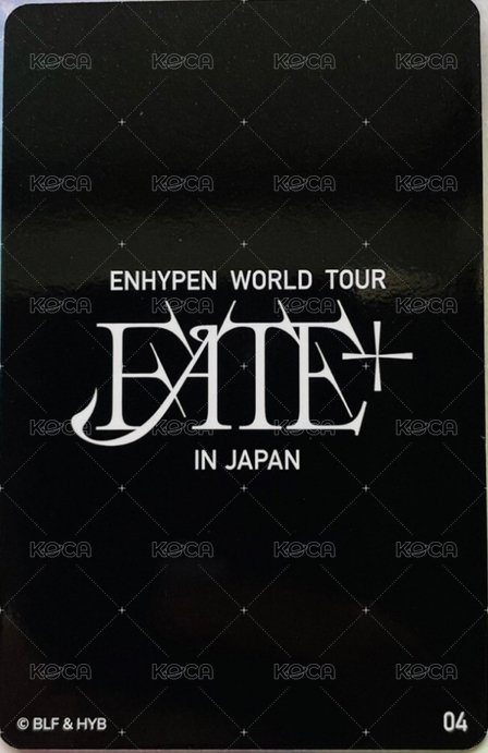 FATE+ 日巡  隨機卡 04 背面