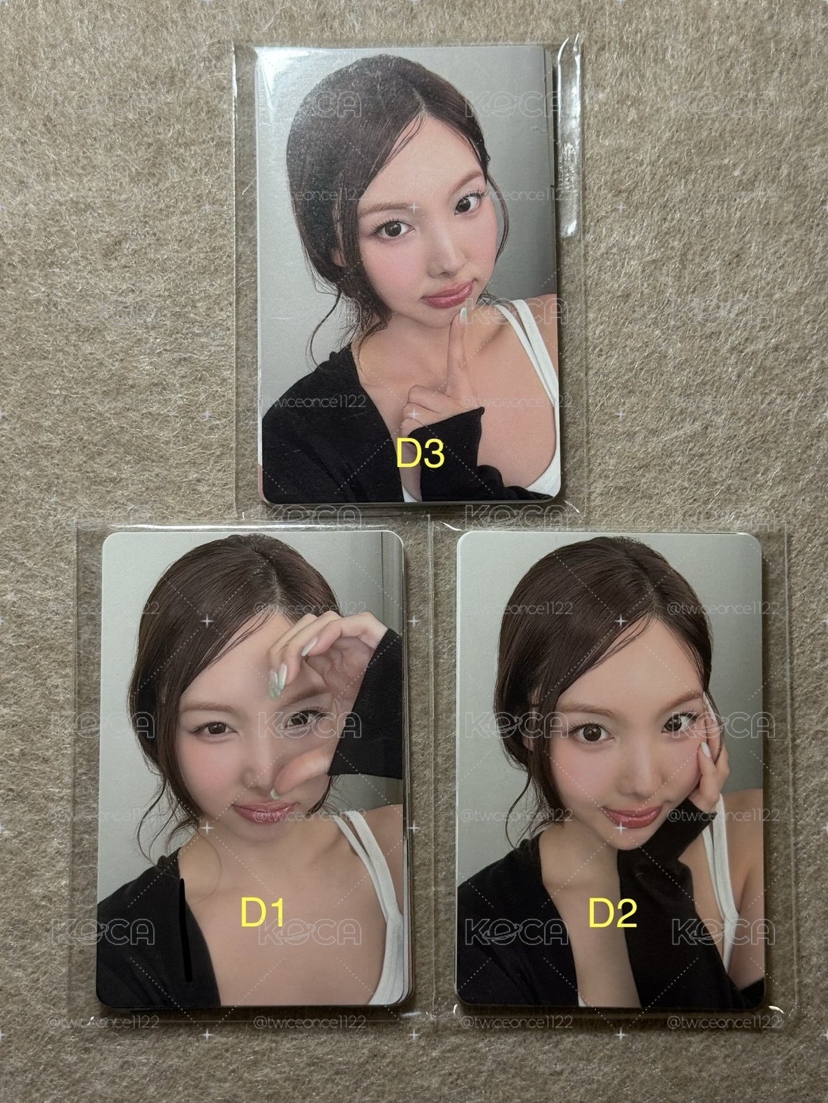 TWICE首爾場入場卡D1 D2 D3