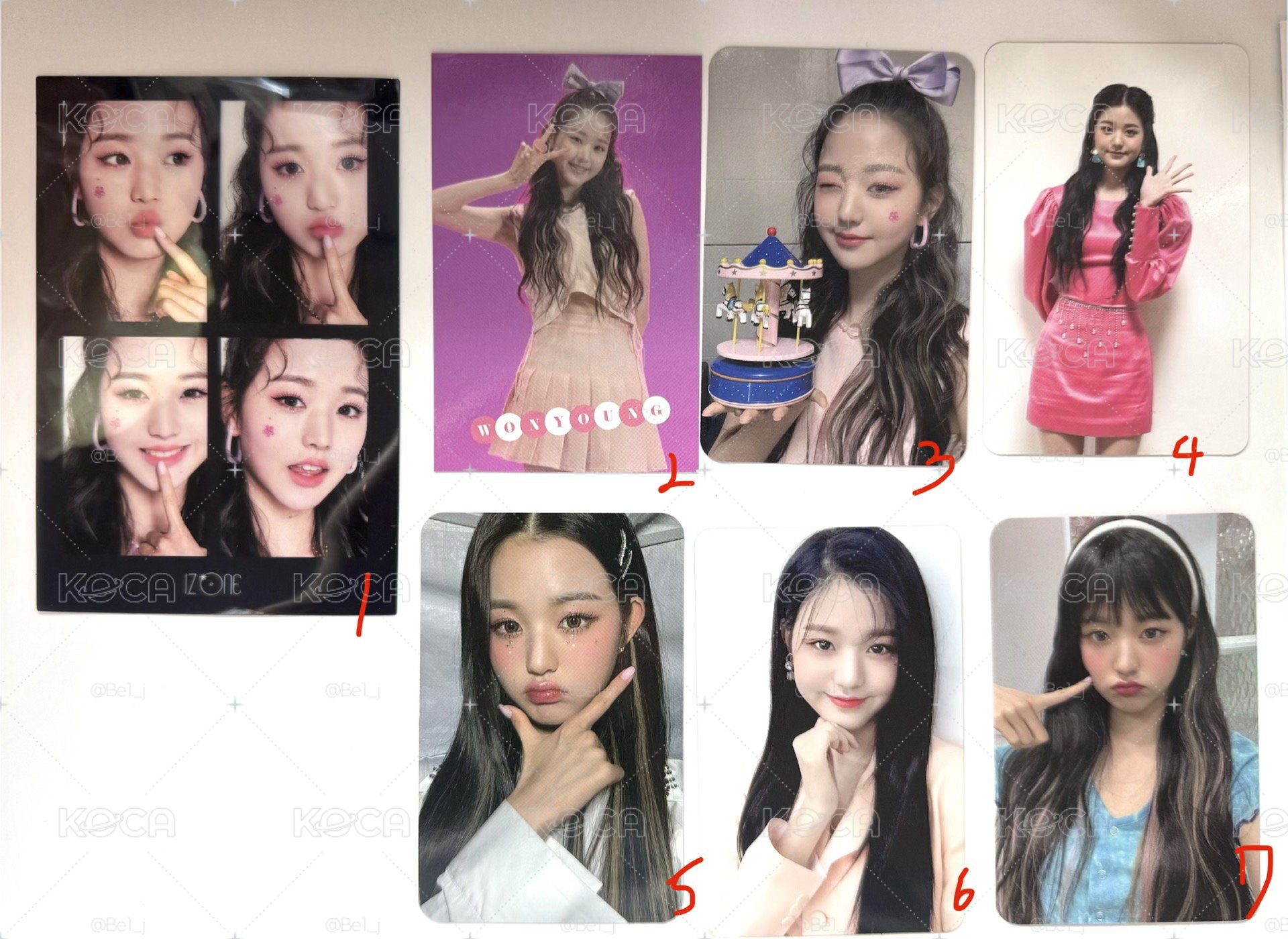 izone 員專輯小盤（可拆售）