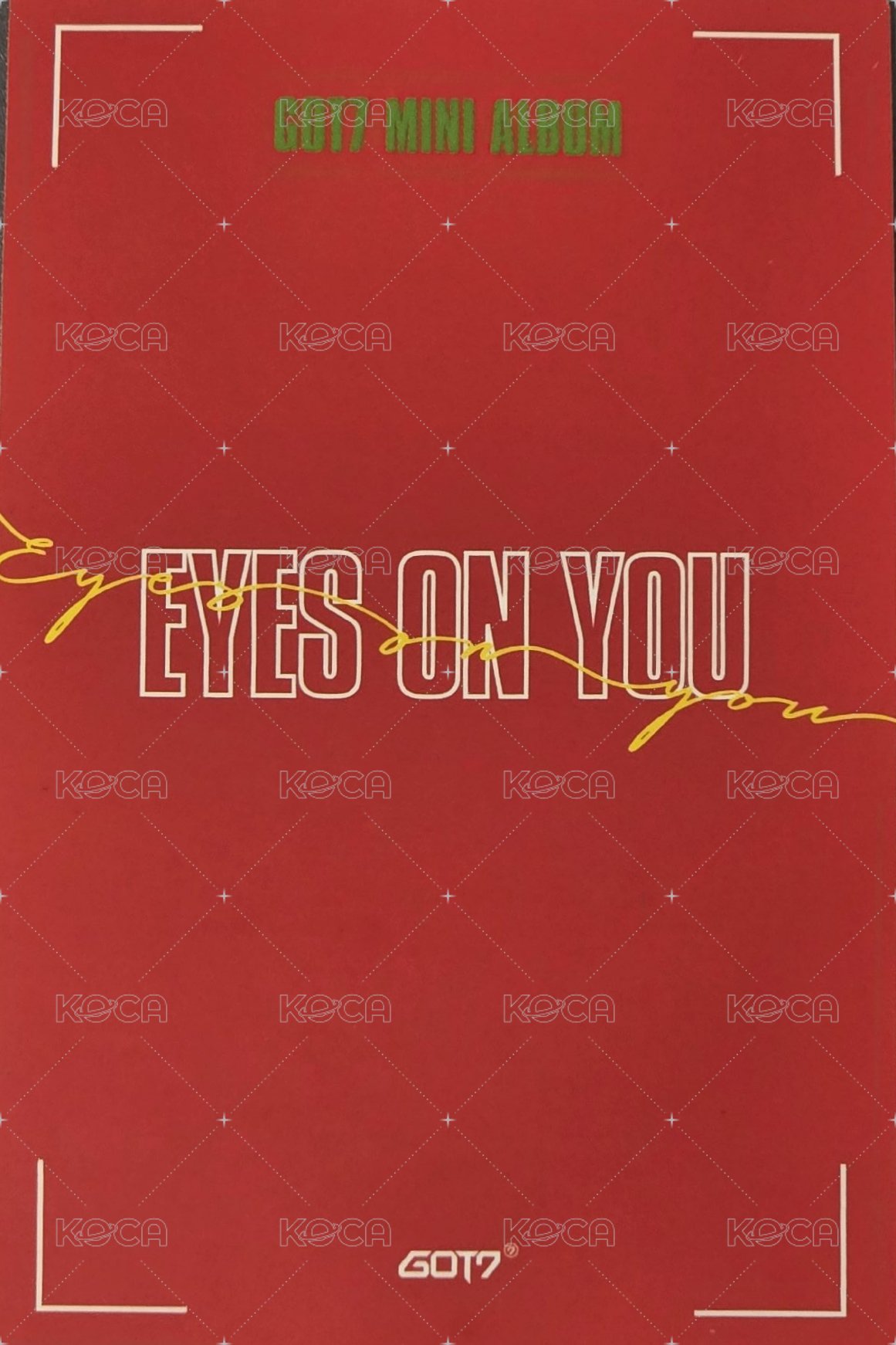 Eyes On You 專輯卡 On ver. 背面