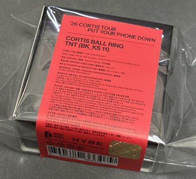 CORTIS場週/TNT黑球球戒指 11號