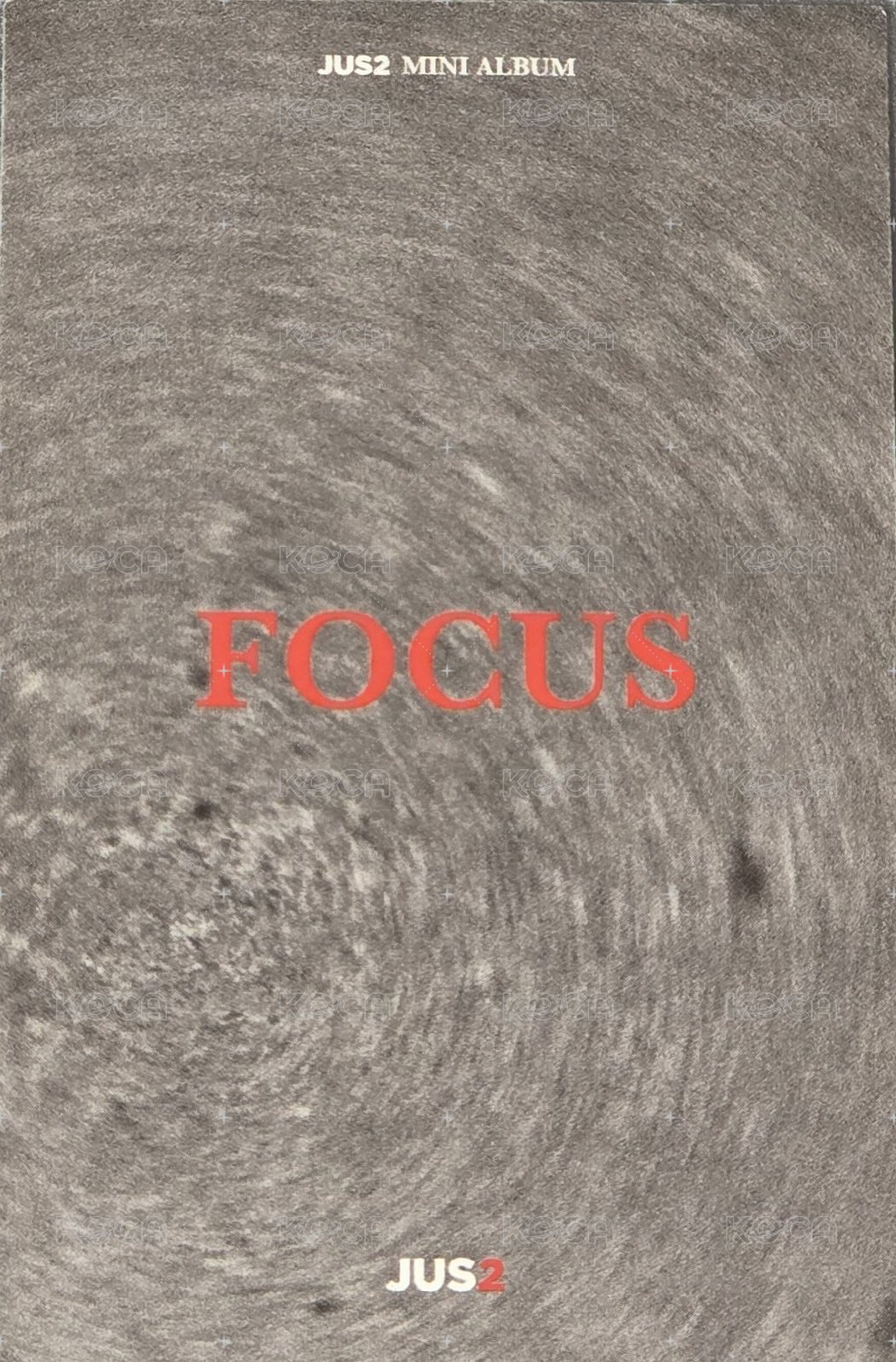JUS2 Focus 專輯卡  背面