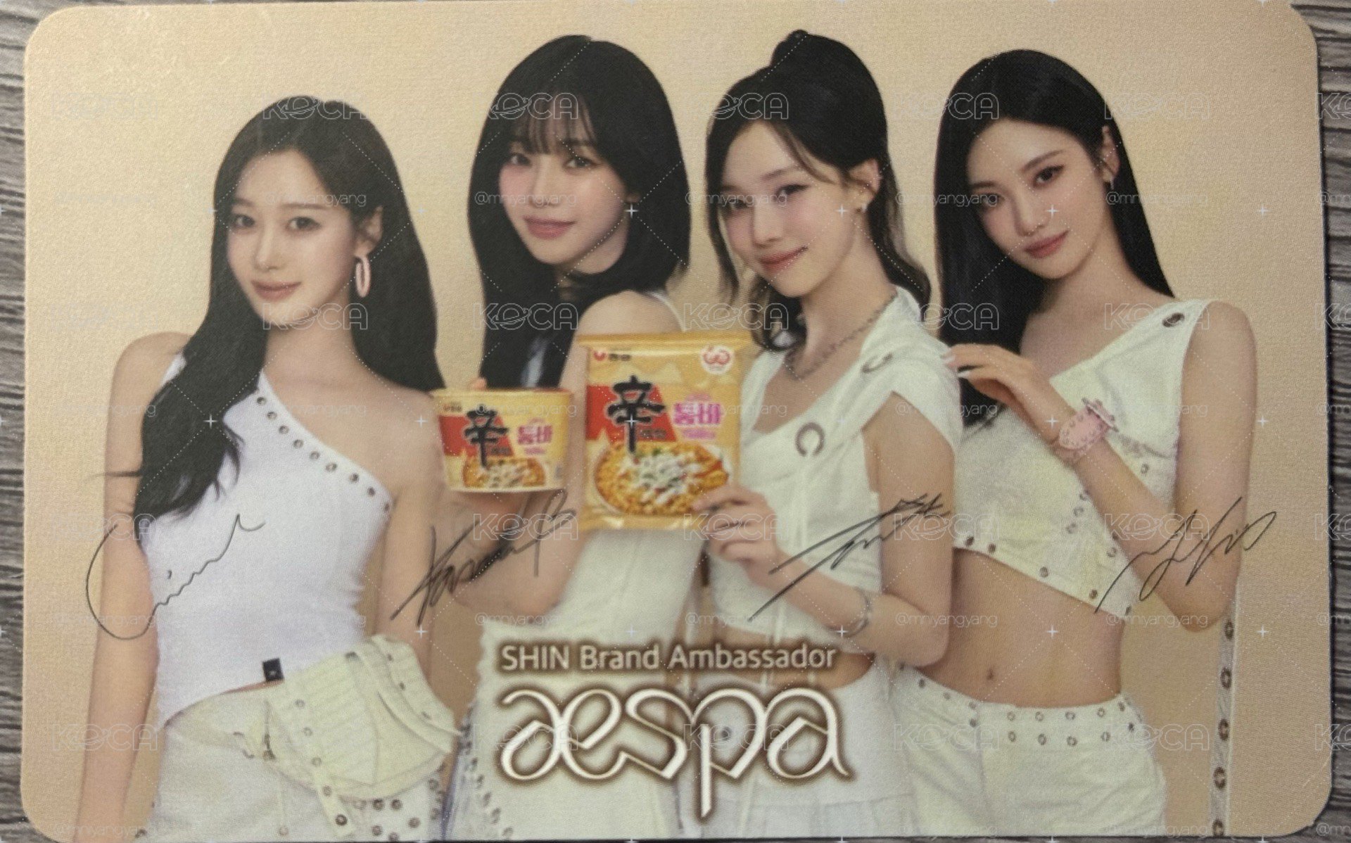 aespa 辛拉麵聯名卡