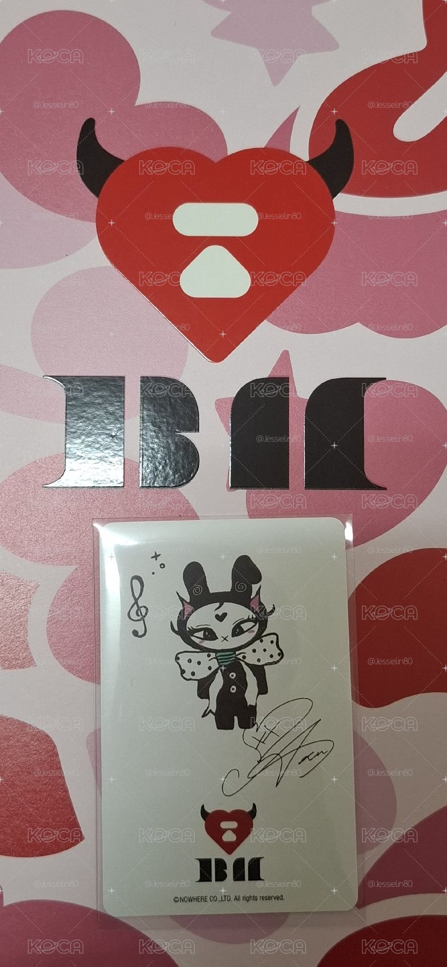 （現貨_正版有序號）APEE X BABYMONSTER 聯名代言小卡。已拆。